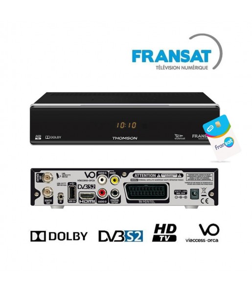 Récepteur Décodeur TNT HD satellite FRANSAT HD THOMSON THS 805