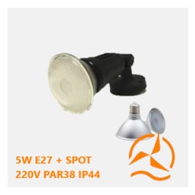 Spot Extérieur Étanche 70 LEDs 220 Volts Culot E27