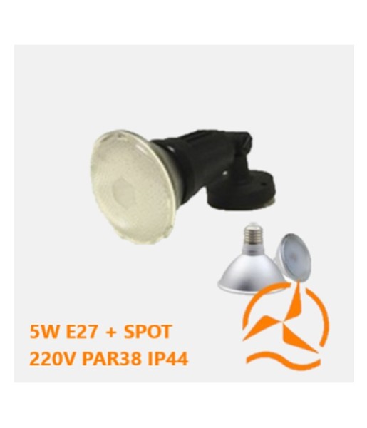Spot Extérieur Étanche 70 LEDs 220 Volts Culot E27