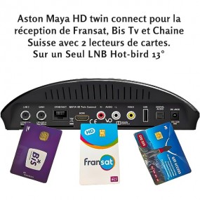 Décodeur Aston Maya HD Twin Connect