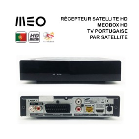 Récepteur Satellite HD MeoBox HD - Télévision Portugaise Par Satellite