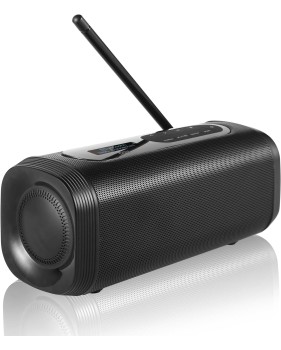 Enceinte nomade Bluetooth Radio DAB+ FM - MY SPEAKER+ Noir