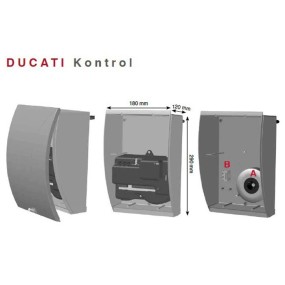 Kit Motorisation Portail Automatisme Ducati Home Automation HC812-600 PRO FC