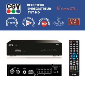 Décodeur Récepteur TNT HD CGV Etimo STL-2