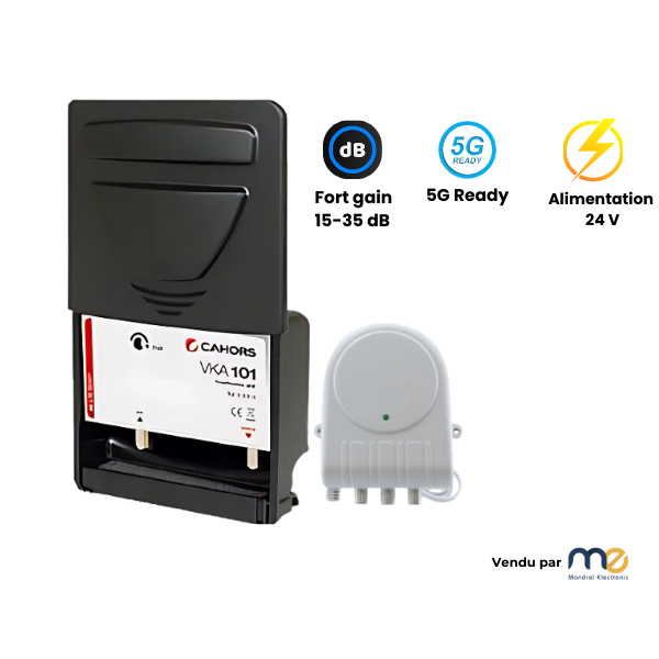 Préamplificateur TV VKA 101-5G + Alimentation Cahors