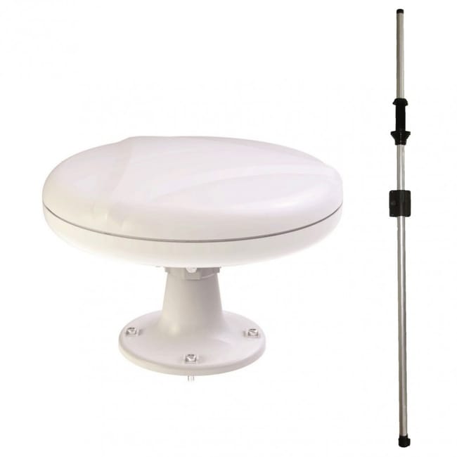 Antenne TNT Omnidirectionnelle 35dB ANTARION + Mat Traversant