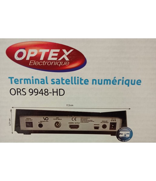 Terminal Satellite Numérique Fransat Ors 9948-hd (avec Carte)